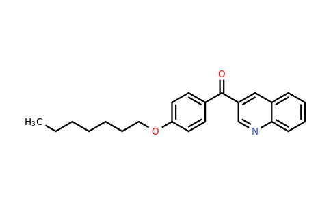 CAS 1187167-41-4 | (4-(Heptyloxy)phenyl)(quinolin-3-yl)methanone