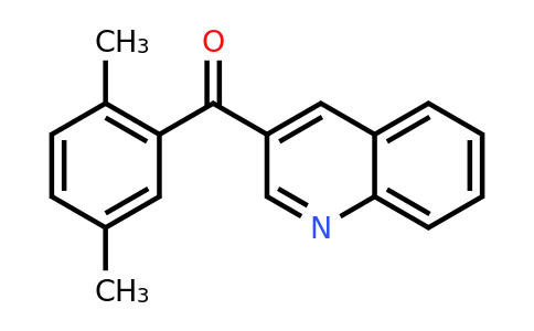 CAS 1187167-42-5 | (2,5-Dimethylphenyl)(quinolin-3-yl)methanone