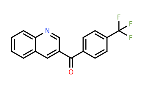 CAS 1187167-58-3 | Quinolin-3-yl(4-(trifluoromethyl)phenyl)methanone