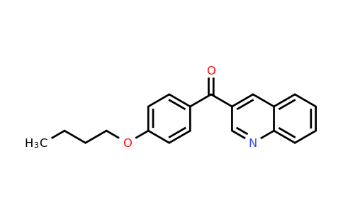 CAS 1187167-69-6 | (4-Butoxyphenyl)(quinolin-3-yl)methanone