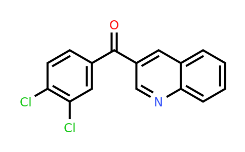 CAS 1187168-46-2 | (3,4-Dichlorophenyl)(quinolin-3-yl)methanone