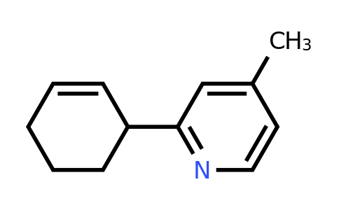 CAS 1187168-47-3 | 2-(Cyclohex-2-en-1-yl)-4-methylpyridine