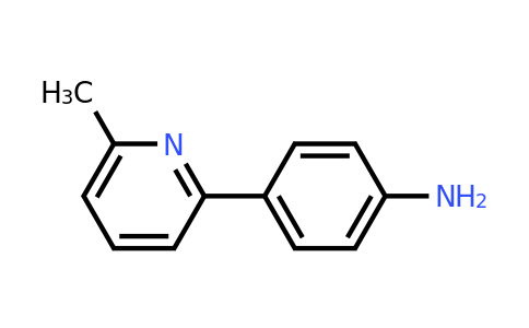 CAS 1187168-53-1 | 4-(6-Methylpyridin-2-yl)aniline