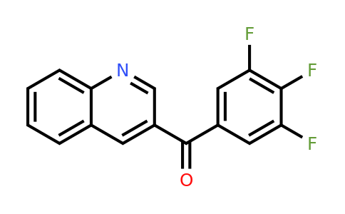 CAS 1187168-56-4 | Quinolin-3-yl(3,4,5-trifluorophenyl)methanone