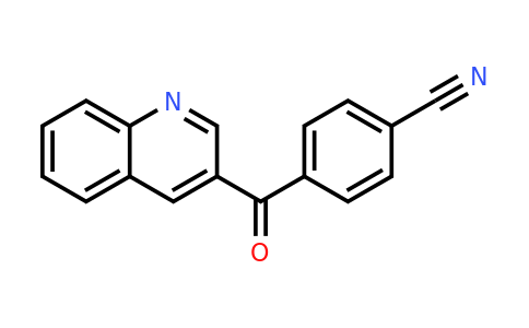 CAS 1187169-02-3 | 4-(Quinoline-3-carbonyl)benzonitrile