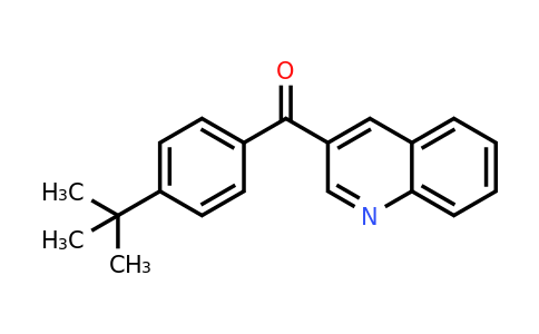 CAS 1187169-10-3 | (4-(tert-Butyl)phenyl)(quinolin-3-yl)methanone