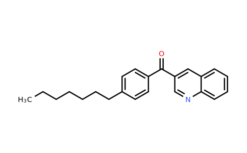 CAS 1187169-13-6 | (4-Heptylphenyl)(quinolin-3-yl)methanone