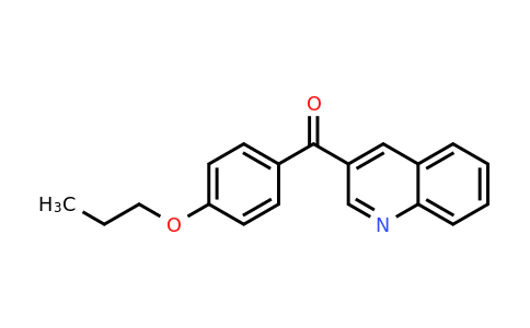 CAS 1187169-92-1 | (4-Propoxyphenyl)(quinolin-3-yl)methanone