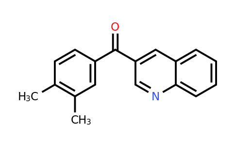 CAS 1187169-95-4 | (3,4-Dimethylphenyl)(quinolin-3-yl)methanone