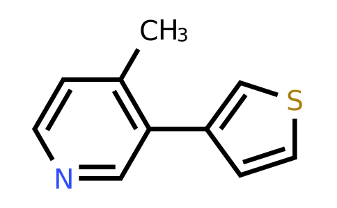 CAS 1187170-05-3 | 4-Methyl-3-(thiophen-3-yl)pyridine