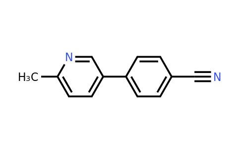 CAS 1187170-20-2 | 4-(6-Methylpyridin-3-yl)benzonitrile
