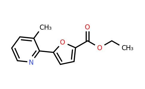 CAS 1187170-24-6 | Ethyl 5-(3-methylpyridin-2-yl)furan-2-carboxylate