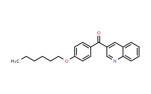 CAS 1187171-68-1 | (4-(Hexyloxy)phenyl)(quinolin-3-yl)methanone