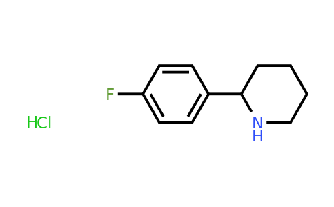 CAS 1187174-10-2 | 2-(4-Fluorophenyl)piperidine hydrochloride