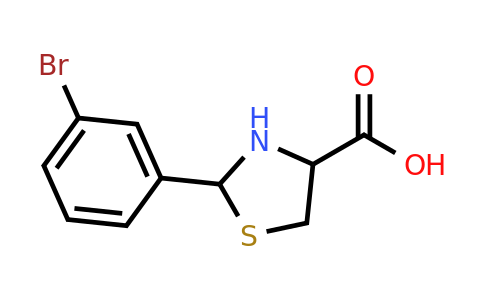 CAS 118721-56-5 | 2-(3-Bromophenyl)-1,3-thiazolidine-4-carboxylic acid
