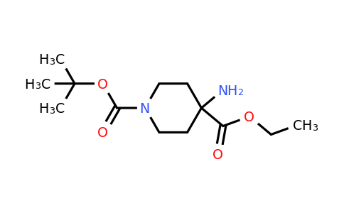 CAS 1187321-32-9 | 1-tert-Butyl 4-ethyl 4-aminopiperidine-1,4-dicarboxylate
