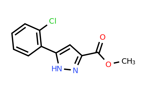 CAS 1187339-06-5 | methyl 5-(2-chlorophenyl)-1H-pyrazole-3-carboxylate