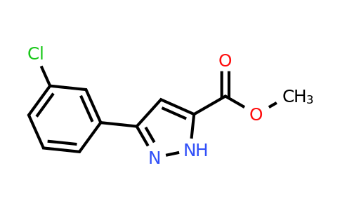CAS 1187360-62-8 | methyl 3-(3-chlorophenyl)-1H-pyrazole-5-carboxylate