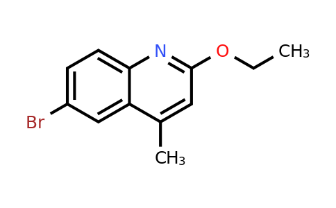 CAS 1187385-61-0 | 6-Bromo-2-ethoxy-4-methylquinoline