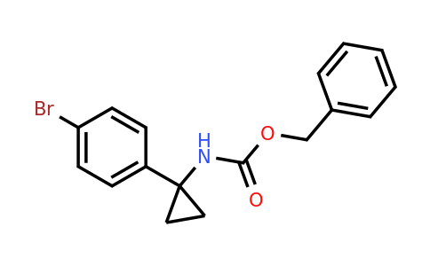 CAS 1187386-06-6 | Benzyl (1-(4-bromophenyl)cyclopropyl)carbamate