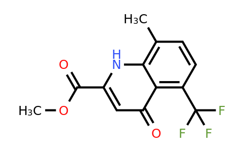CAS 1187386-20-4 | Methyl 8-methyl-4-oxo-5-(trifluoromethyl)-1,4-dihydroquinoline-2-carboxylate
