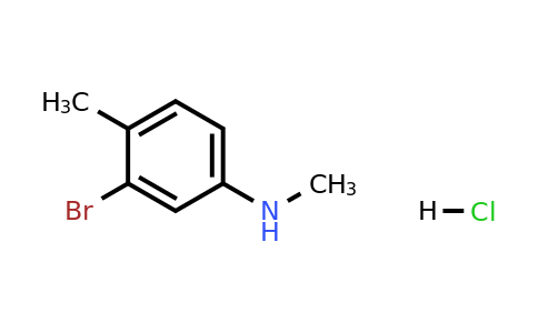 CAS 1187386-24-8 | 3-Bromo-N,4-dimethylaniline hydrochloride