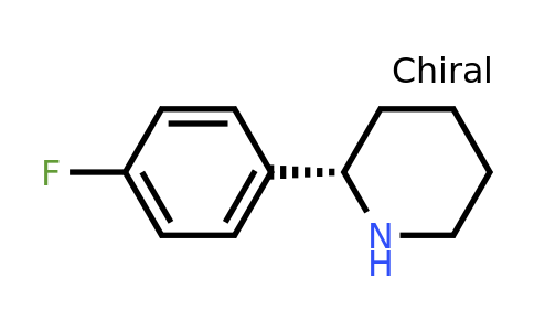 CAS 1187468-22-9 | (S)-2-(4-Fluorophenyl)piperidine