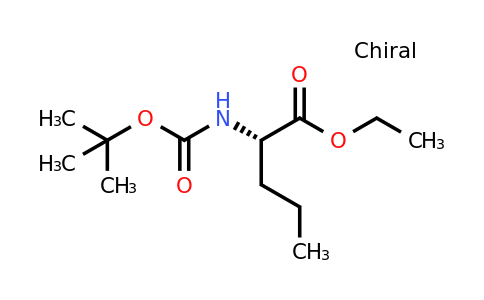 CAS 1187550-23-7 | (S)-Ethyl 2-((tert-butoxycarbonyl)amino)pentanoate
