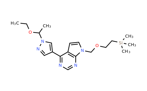 CAS 1187595-88-5 | 1-(1-ethoxyethyl)-4-(7-{[2-(trimethylsilyl)ethoxy]methyl}-7H-pyrrolo[2,3-d]pyrimidin-4-yl)-1H-pyrazole