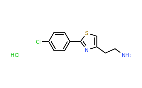 CAS 1187830-55-2 | 2-[2-(4-chlorophenyl)-1,3-thiazol-4-yl]ethan-1-amine hydrochloride