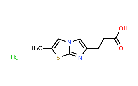 CAS 1187830-75-6 | 3-(2-Methylimidazo[2,1-b]thiazol-6-yl)propanoic acid hydrochloride