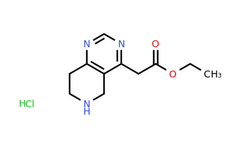 CAS 1187830-78-9 | Ethyl 2-(5,6,7,8-tetrahydropyrido[4,3-d]pyrimidin-4-yl)acetate hydrochloride