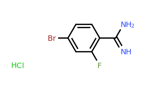 CAS 1187927-25-8 | 4-Bromo-2-fluoro-benzamidine hydrochloride