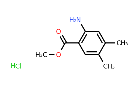 CAS 1187930-59-1 | Methyl 2-amino-4,5-dimethyl-benzoate hydrochloride