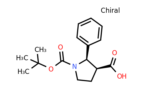 CAS 1187931-40-3 | cis-1-N-Boc-2-phenyl-pyrrolidine-3-carboxylic acid
