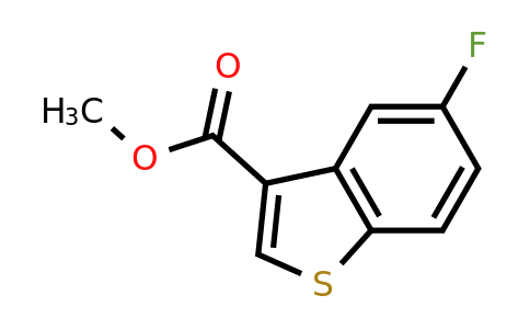 CAS 1187931-42-5 | 5-Fluoro-benzo[b]thiophene-3-carboxylic acid methyl ester
