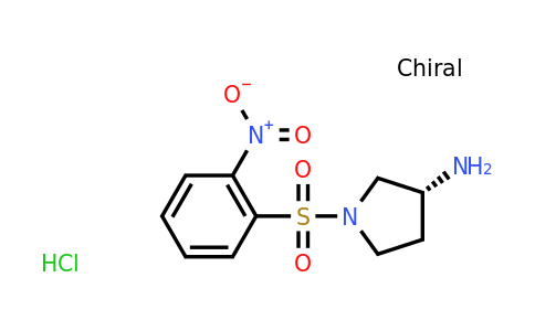 CAS 1187932-20-2 | (R)-1-(2-Nitro-benzenesulfonyl)-pyrrolidin-3-ylamine hydrochloride