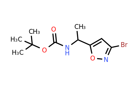 CAS 1187932-95-1 | [1-(3-Bromo-isoxazol-5-yl)-ethyl]-carbamic acid tert-butyl ester