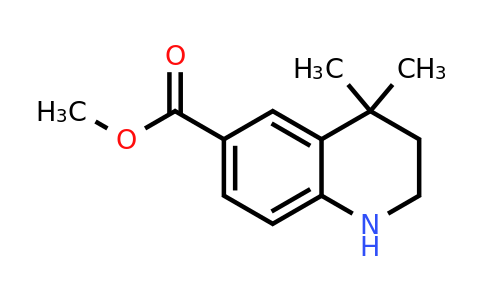 CAS 1187933-49-8 | 4,4-Dimethyl-1,2,3,4-tetrahydro-quinoline-6-carboxylic acid methyl ester