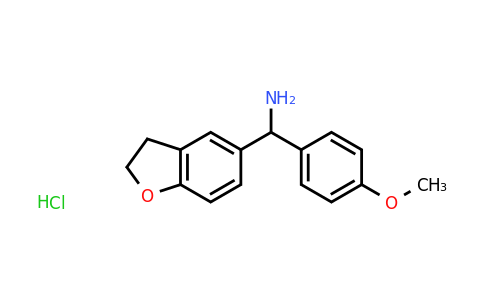 CAS 1187993-13-0 | (2,3-dihydro-1-benzofuran-5-yl)(4-methoxyphenyl)methanamine hydrochloride