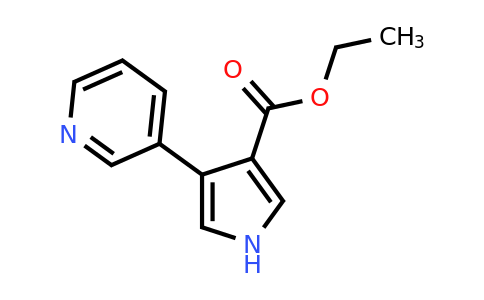 CAS 1188024-84-1 | Ethyl 4-(pyridin-3-yl)-1H-pyrrole-3-carboxylate