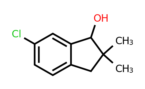 CAS 1188144-98-0 | 6-chloro-2,2-dimethyl-2,3-dihydro-1H-inden-1-ol