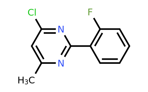 CAS 1188233-71-7 | 4-Chloro-2-(2-fluorophenyl)-6-methylpyrimidine