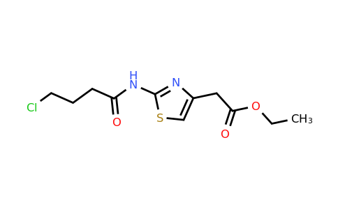 CAS 1188262-79-4 | Ethyl 2-[2-(4-chlorobutanamido)-1,3-thiazol-4-yl]acetate