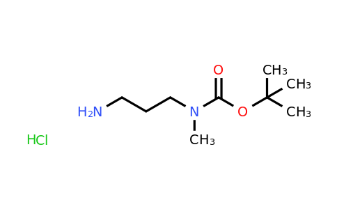 CAS 1188263-67-3 | tert-Butyl (3-aminopropyl)(methyl)carbamate hydrochloride