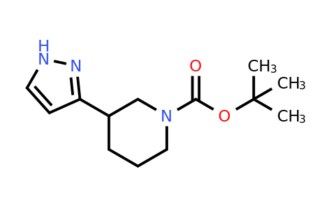 CAS 1188264-16-5 | Tert-butyl 3-(1H-pyrazol-3-YL)piperidine-1-carboxylate