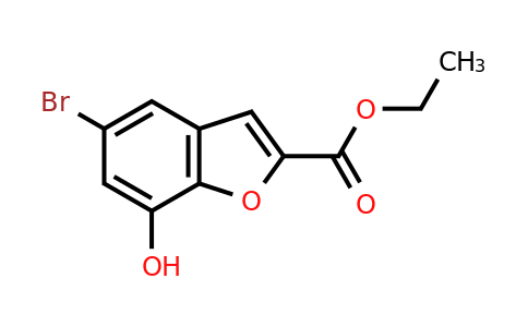 CAS 1188265-94-2 | Ethyl 5-bromo-7-hydroxybenzofuran-2-carboxylate