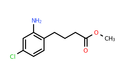 CAS 1188265-95-3 | Methyl 4-(2-amino-4-chlorophenyl)butanoate