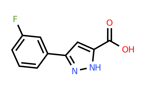 CAS 1188375-17-8 | 3-(3-Fluorophenyl)-1H-pyrazole-5-carboxylic acid