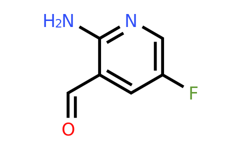 CAS 1188433-88-6 | 2-Amino-5-fluoro-pyridine-3-carbaldehyde